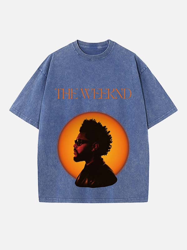 The Weeknd Print Round Neck T-shirt