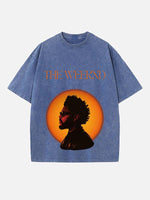 The Weeknd Print Round Neck T-shirt