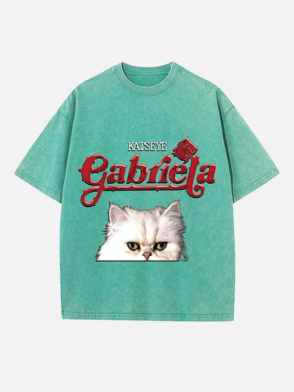 KATSEYE Print Round Neck T-shirt