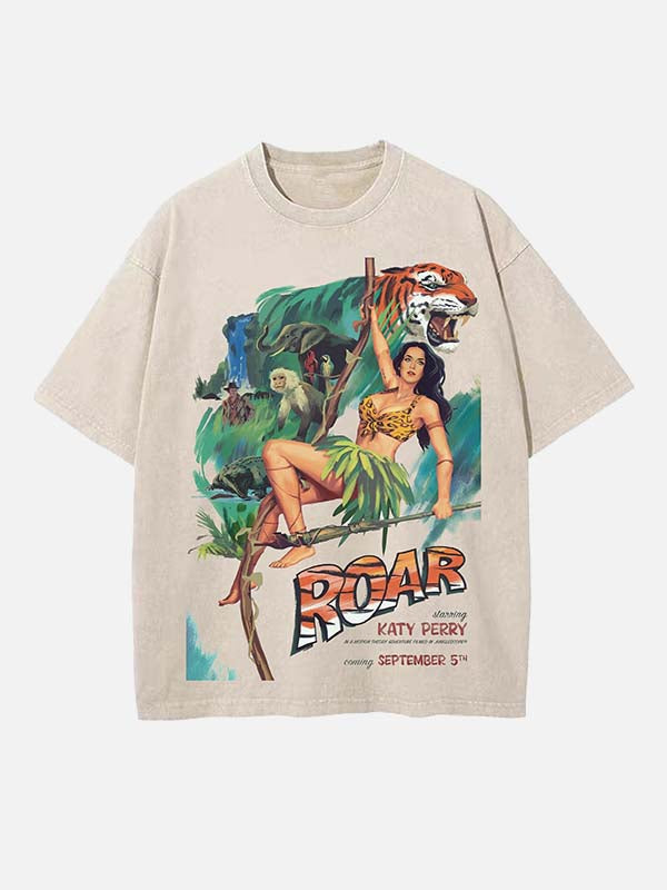 Katy Perry Print Round Neck T-shirt