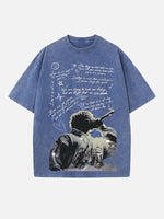 Juice WRLD Print Round Neck T-shirt