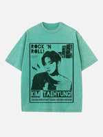 BTS Print Round Neck T-shirt