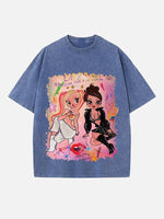 Karol G Print Round Neck T-shirt