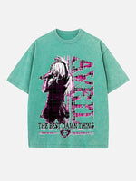 Avril Lavigne Print Round Neck T-shirt