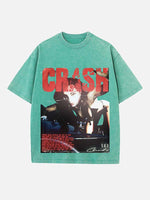 Charli xcx Print Round Neck T-shirt