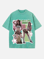 KATSEYE Print Round Neck T-shirt