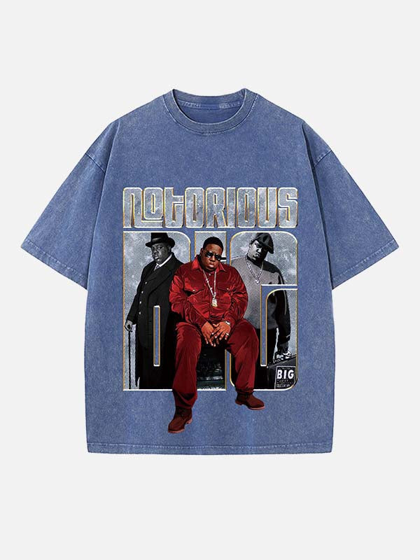 The Notorious B.I.G. Print Round Neck T-shirt