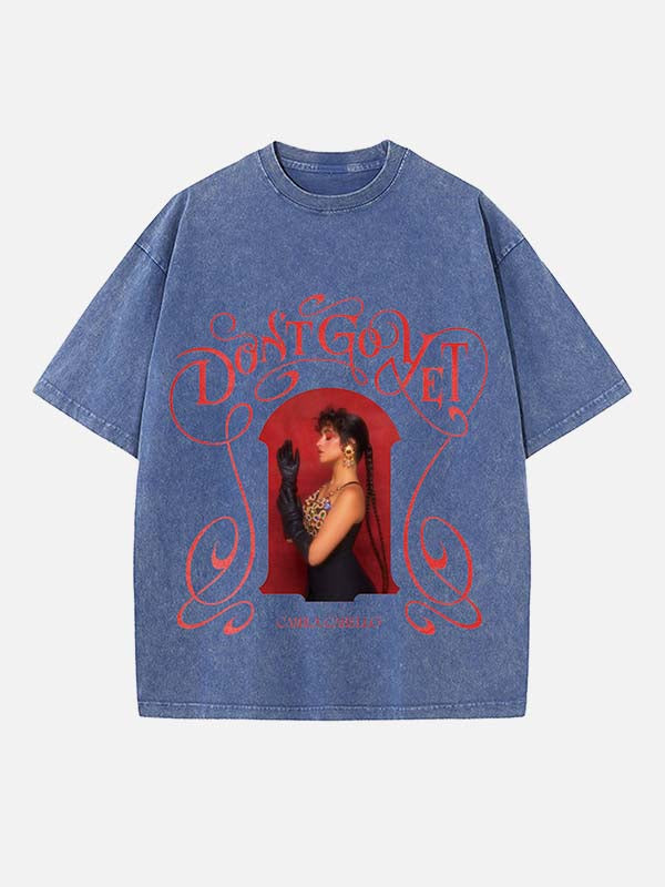 Camila Cabello Print Round Neck T-shirt
