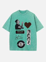 Justin Bieber Print Round Neck T-shirt