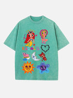 Karol G Print Round Neck T-shirt