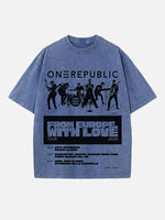 OneRepublic Print Round Neck T-shirt