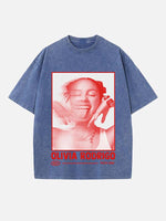 Olivia Rodrigo Print Round Neck T-shirt