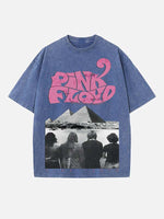 Pink Floyd Print Round Neck T-shirt