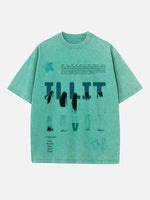 ILLIT Print Round Neck T-shirt