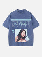 Beabadoobee Print Round Neck T-shirt