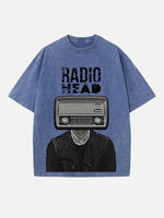 Radiohead Print Round Neck T-shirt
