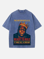 The Notorious B.I.G. Print Round Neck T-shirt