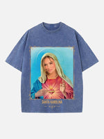 Karol G Print Round Neck T-shirt