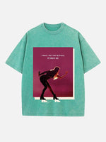 Taylor Swift Print Round Neck T-shirt