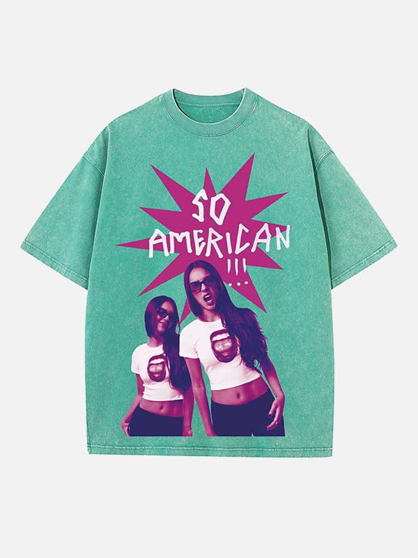 Olivia Rodrigo Print Round Neck T-shirt