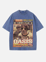 Oasis Print Round Neck T-shirt