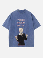 P!nk Print Round Neck T-shirt