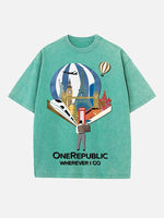 OneRepublic Print Round Neck T-shirt