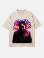 Don Toliver Print Round Neck T-shirt