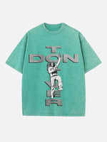 Don Toliver Print Round Neck T-shirt