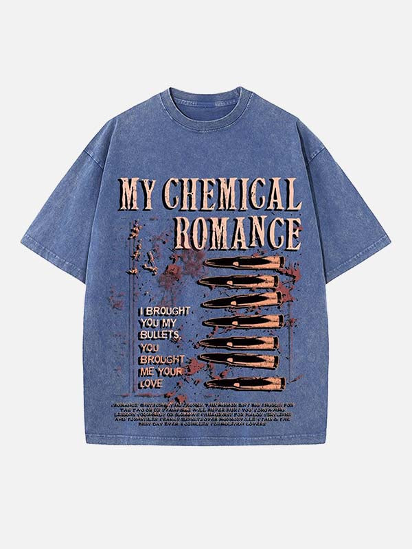 My Chemical Romance Print Round Neck T-shirt