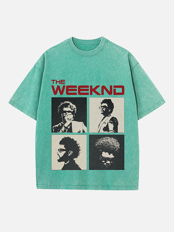 The Weeknd Print Round Neck T-shirt
