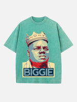 The Notorious B.I.G. Print Round Neck T-shirt