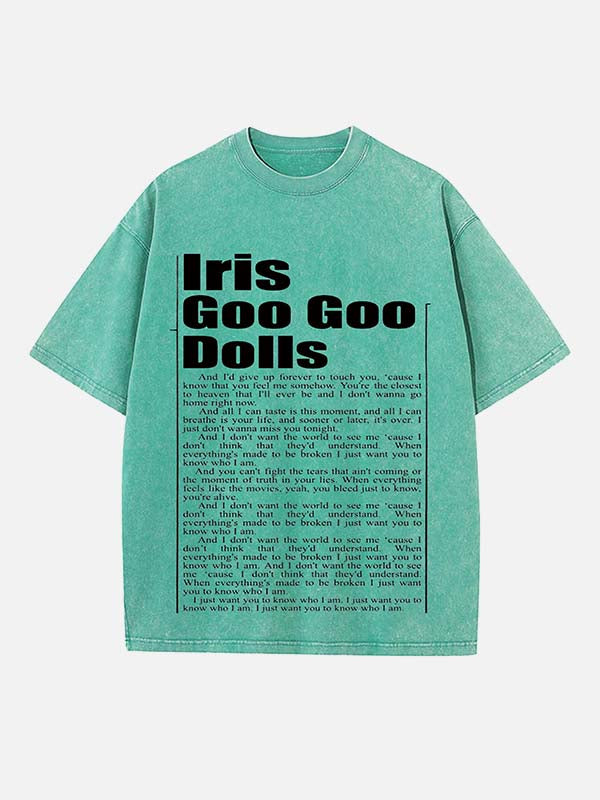 The Goo Goo Dolls Print Round Neck T-shirt