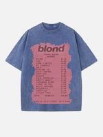 Frank Ocean Print Round Neck T-shirt