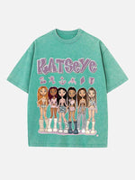 KATSEYE Print Round Neck T-shirt