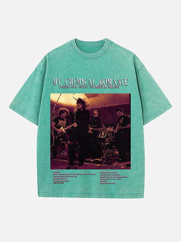 My Chemical Romance Print Round Neck T-shirt