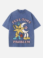 Fall Out Boy Print Round Neck T-shirt