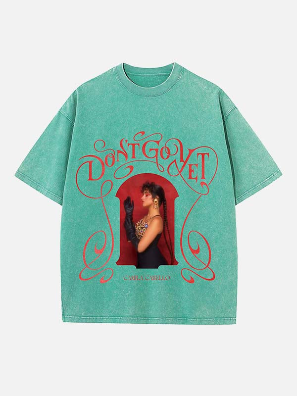 Camila Cabello Print Round Neck T-shirt