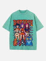 HUNTR/X Print Round Neck T-shirt