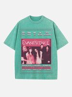 Evanescence Print Round Neck T-shirt