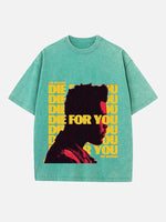 The Weeknd Print Round Neck T-shirt