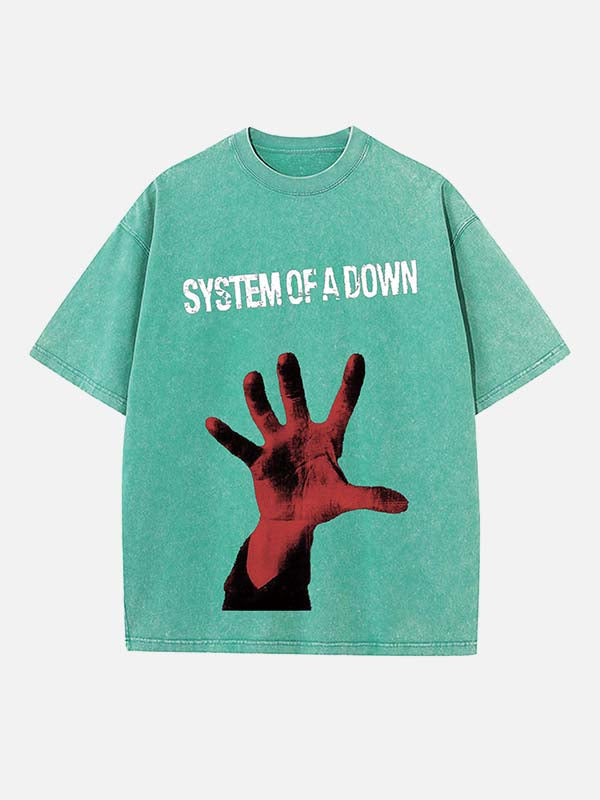 System of a Down Print Round Neck T-shirt