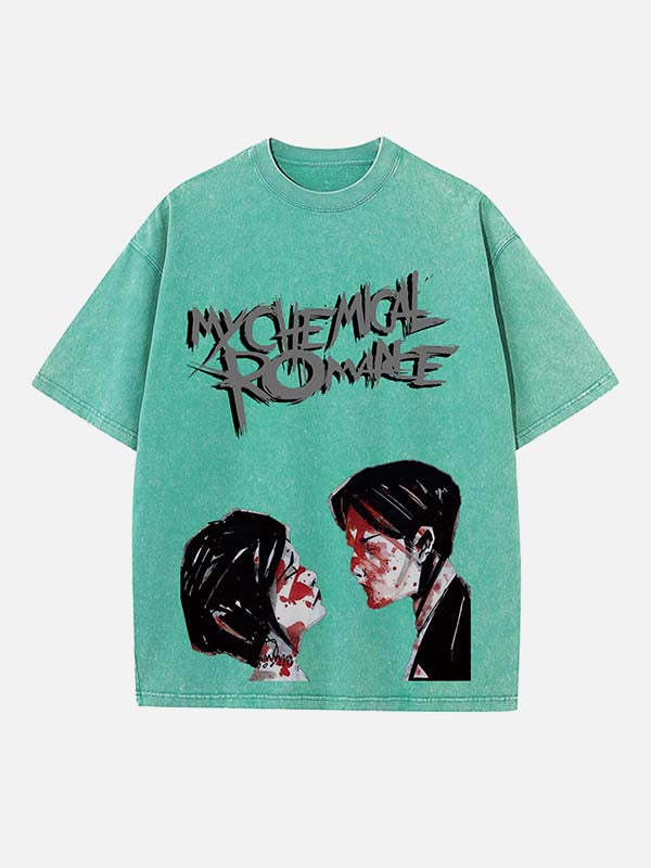 My Chemical Romance Print Round Neck T-shirt