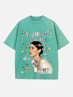Gracie Abrams Print Round Neck T-shirt