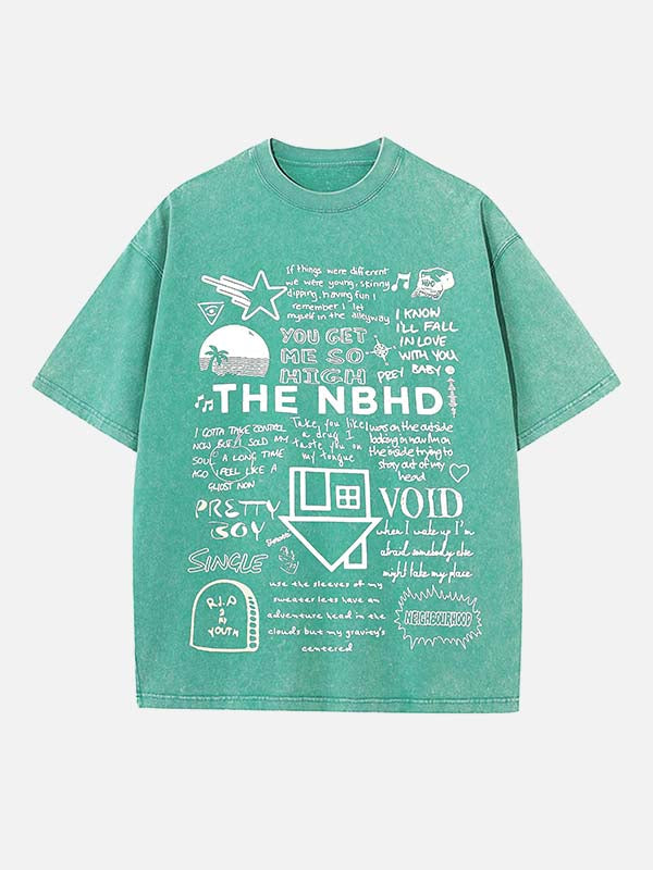 The Neighbourhood Print Round Neck T-shirt