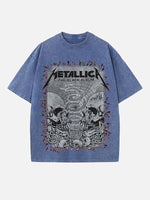 Metallica Print Round Neck T-shirt