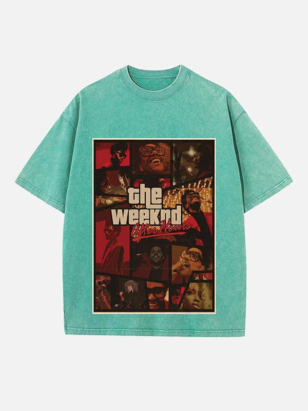 The Weeknd Print Round Neck T-shirt