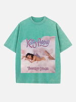 Katy Perry Print Round Neck T-shirt