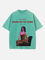 Camila Cabello Print Round Neck T-shirt