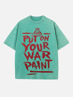 Fall Out Boy Print Round Neck T-shirt